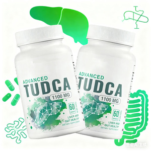 OEM ODM Advanced 1100mg Tudca Cápsulas en polvo Etiqueta privada Suplemento dietético para la belleza Apoya la salud del hígado y el intestino - Product Image 6