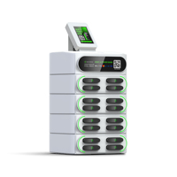 Location de banque de puissance de partage de publicité pour la machine de location de Powerbank partagée par téléphone portable avec casier de charge de téléphone Pax POS