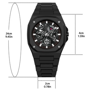 Montres de luxe pour hommes, montres analogiques mécaniques à quartz, montres décontractées pour hommes, montres de mode pour hommes, étanches - Product Image 6