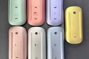 Magic Mouse A1657 d'occasion pour MacBook avec connecteur Lightning, récepteur USB et câble Type-C, rétroéclairage RVB, plusieurs couleurs - Product Image 3