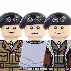 <span class=keywords><strong>WW2</strong></span> Quân Đội Anh binh sĩ Mini hành động xây dựng khối khối thống chế bộ binh đồng phục quân đội sĩ quan gạch đồ chơi - Product Image 1