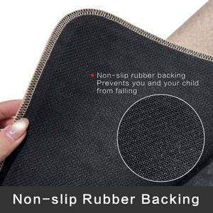 Jute tapis style pastoral vacances décoration tapis nouvel an paillasson père noël arbre vieil homme tapis d'entrée tapis de coureur tapis pour couloir - Product Image 5