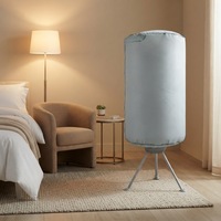 Sèche-linge portable ventilé, automatique, électrique, avec minuterie, pliable, pour la maison et les camping-cars