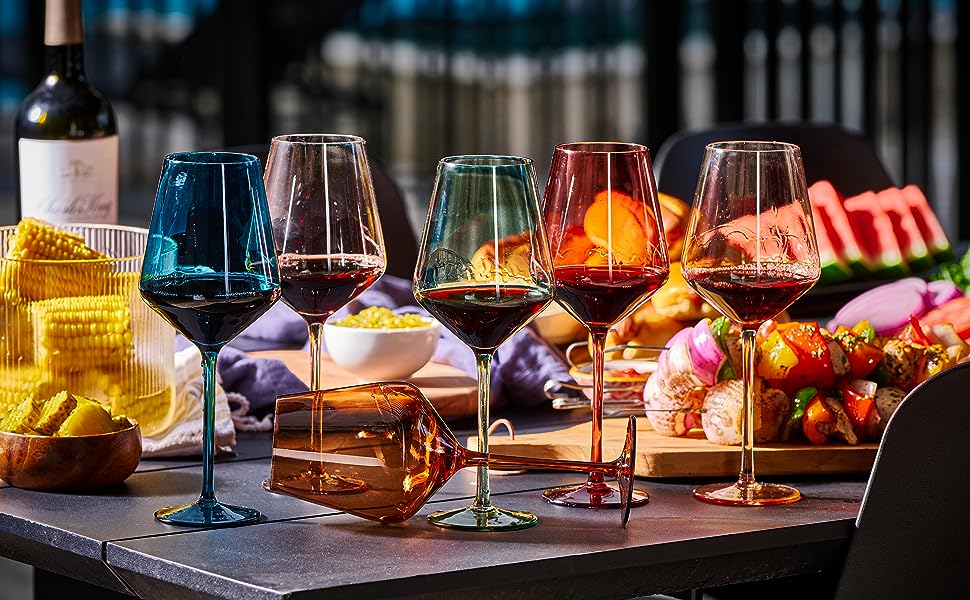 crackle wine glasses City Glass Crackle 6-Pcs Cups main image 0