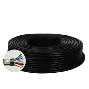 LIYCY 8X0.34mm2 TP (twisted pair) style PVC insulation PVC sheath flexible braided cable