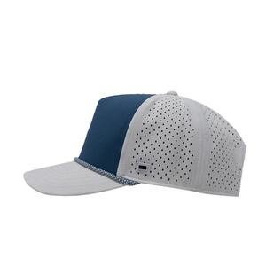 Gorra de Golf Personalizada OEM con Malla Perforada, Logotipo, 5 Paneles, Visera Ligeramente Curvada, Cierre a Presión, Parche de Goma Impermeable - Product Image 3