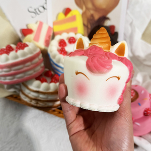 <span class=keywords><strong>Jouet</strong></span> Squishy Gâteau d'Anniversaire en Mousse PU à Remontée Lente pour Enfants de 5 à 7 Ans, Tendance Nouvelle Vente en Gros pour Filles et Garçons, Idéal pour la Décoration - Product Image 5