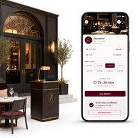 Soluciones de Aplicaciones de Reserva de Mesas para Restaurantes Personalizadas para IOS y Android con Gestión de Lista de Espera de Reservas de Mesas LionCreate