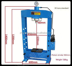 Prensa Hidráulica Eléctrica de 20 Toneladas para Talleres, Máquina de Alto Tonelaje con Sistema Servo, Incluye Rodamientos, Motor, Bomba, PLC - Product Image 5