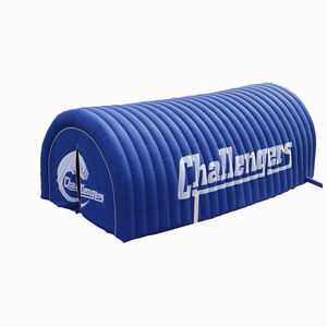 เต็นท์อุโมงค์เป่าลม10มล. พร้อมประตูทางเข้าอุโมงค์กีฬา2ประตูสำหรับงานปาร์ตี้รูปแบบการจัดนิทรรศการ - Product Image 1