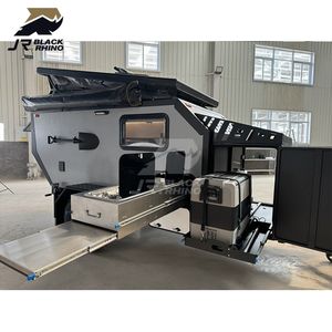 Mini-<span class=keywords><strong>caravane</strong></span> tout-terrain en aluminium avec extension coulissante, camping-car compact, camping-car solaire, remorque à outils - Product Image 5