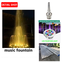 Fuentes Musicales para Exteriores a Gran Escala Personalizadas y Proyectos de Fuentes de Acero Inoxidable Resistentes a la Corrosión, Ideales para Jardines y Lagos