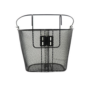 Cesta delantera para manillar de todas las bicicletas, fácil de poner y apagar, con ganchos - Product Image 2