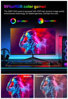 Flat Lcd Monitors Gamer 32inch 27inch 144hz Monitor Pc Ips 1ms 120hz 165hz 240hz 4k Pc Computer Gaming Monitors
