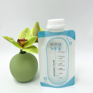 Pochettes souples transparentes en PE de 250 ml pour produits chimiques, résistantes à la corrosion, avec grand bec verseur, imprimées par gravure, pour emballage de sécurité - Product Image 4