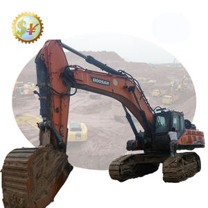 Excavadora de cadenas Doosan DX520 original pintada, fabricada en Corea del Sur, certificada por la EPA, con motor de 265KW, capacidad de cazo de 2.2m3, EURO5 - Product Image 1