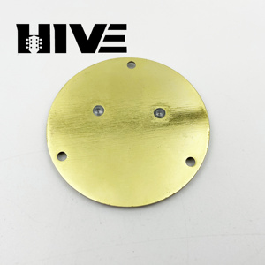 HIVE Plaque de protection de commutateur de guitare électrique LP en alliage de zinc, ronde, 3 couleurs, 3 trous, avec vis - Product Image 3