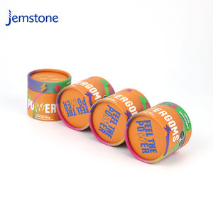 Custom Design Energy Supplement Capsule Cardboard Cylinder Food Grade Paper Tube Packaging for Protein Powder - Product Image 5