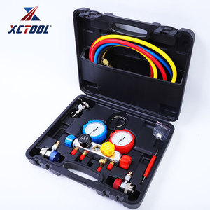 Hangzhou Xunchi Tools Automotive Refrigerant <b>Gauges</b> With Adapters For Car Air Conditioning Repair Tool Case 37x28x8cm - Product Image 3