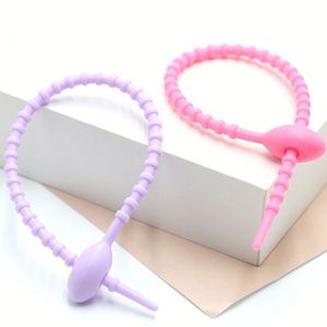 สายรัดซิลิโคนหลากสี DIY พวงกุญแจ จี้กระเป๋า เชือกแขวนสำหรับกล่องสุ่ม - Product Image 3