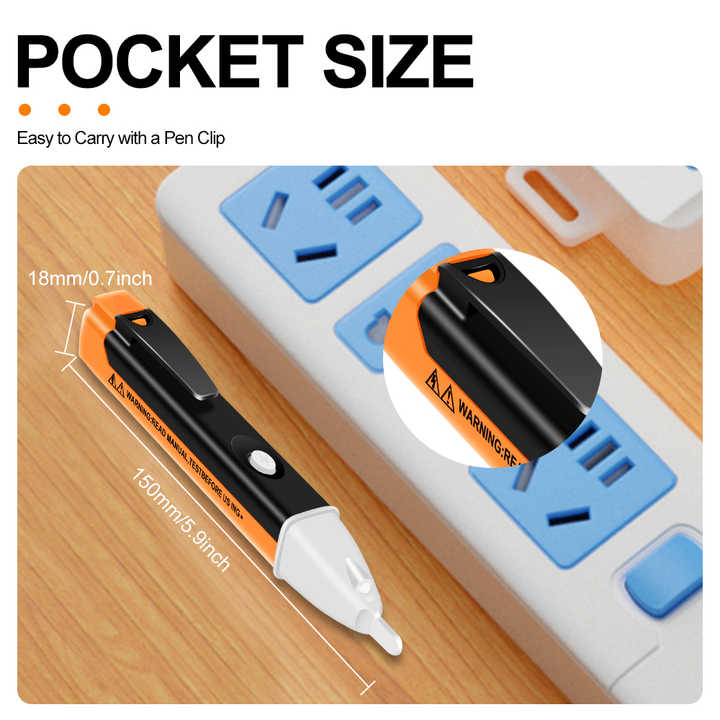 Non Contact NCV Intelligent Electric Detector Tools Pen Type Voltage Tester Test Pencil 90V-1000V Range