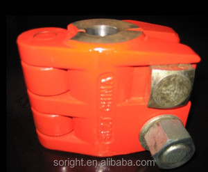 Tête de puits Un boulon Deux taches Pince pour tige polie 1-1/4" - Product Image 3