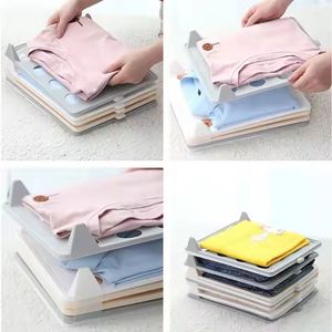 Multi-Functional Wardrobe <b>Storage</b> Separate Tools T Shirt Clothing Folder Board Home Closet Organizer - Product Image 5