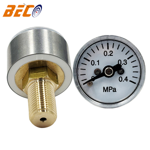 Manômetro Miniatura Axial de 25mm para Pressão, Fabricado em Fábrica, 0-0.4Mpa, Várias Especificações - Product Image 1