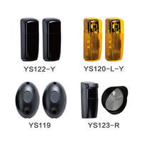 Yoursensor YS120-L-Y Sistema Moderno de Barreras de Seguridad con Fotocélula para Puertas Correderas Automáticas, Barreras, Puertas Industriales, Hoteles y Villas