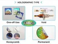 Láser VOID-etiqueta holográfica Original auténtica, pegatina 3d de seguridad, sello de garantía, holograma