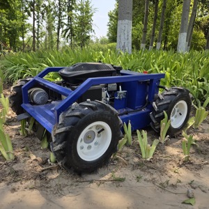 Hot-Selling Intelligent Remote-Controlled Lawn Mower Robot Internet Super Flexible 4-Stroke <b>One</b>-Button Start <b>Zero</b> Turn ELF-500 L - Product Image 1