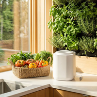Nouveau composter électrique intelligent pour déchets de cuisine, machine de compostage automatique d'aliments pour intérieur, inodore, fabriqueur d'engrais, pour comptoir domestique