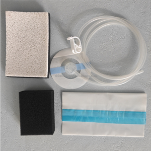 EOS perawatan pribadi <span class=keywords><strong>NPWT</strong></span> busa baju hitam PU Ce Kit latihan jahitan merekat sendiri Aksesori bahan medis pembalut luka - Product Image 5