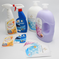 Etiquetas Adhesivas Personalizadas para Cosméticos, Acabado Mate, Ecológicas, de BOPP, Resistentes al Agua, para Botellas de Gel de Ducha