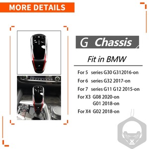 Sostituzione del pomello del cambio auto M5 cambio M testa leva del cambio sportiva per <span class=keywords><strong>BMW</strong></span> serie 5 G30 <span class=keywords><strong>G31</strong></span> G32 G12 X3 G08 G01 X4 G02 - Product Image 4