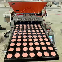 Petite barre de boule de chocolat commerciale molle dure gelée haricot comestible gommeux ours bonbons jointoiement dépôt formant la machine