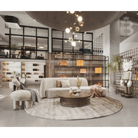 Présentoir de magasin de sacs à main Design d'aménagement intérieur Présentoir de sac à main léger pour la décoration de magasin de détail Design gratuit