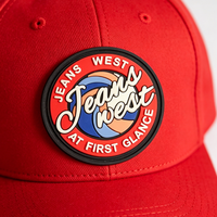 Fournisseur d'étiquettes en caoutchouc, logo personnalisé en relief, patchs en silicone 3D à coudre, badge en PVC pour accessoires de casquette