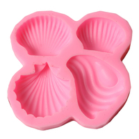 Moule en silicone 3D classique et populaire pour bougies et savons, motif coquillages marins vifs, idéal pour la fabrication artisanale DIY