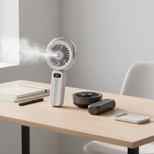 Ventilateur portable <span class=keywords><strong>Berserk</strong></span> China, blanc, ventilateur turbo USB, ventilateur portable rechargeable USB pour extérieur - Product Image 4