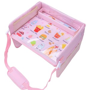 Plateau multifonctionnel imperméable pour siège auto bébé, poussette, table à manger, chariot de rangement, motif animal de dessin animé - Product Image 4