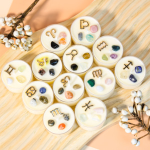 Bougies chauffe-plat en cire de soja en gros, sans fumée, écologiques, biologiques, petites, pour le yoga et la méditation, la décoration intérieure et les fêtes - Product Image 2