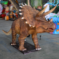 Parc à thème des dinosaures, grand dinosaure animatronique réaliste de grande taille pour l'exposition