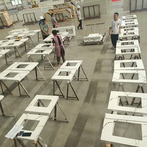 TMZ OEM/ODM Berkshire Brass <b>Artificial</b> <b>Stone</b> Quartz Slabs Gold Veins White Polished Surface 5113 Modern Design Style Hotel - Product Image 3