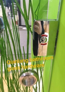 <span class=keywords><strong>Serrure</strong></span> de <span class=keywords><strong>porte</strong></span> coulissante en <span class=keywords><strong>verre</strong></span> simple pour salle de bain en alliage de zinc de haute qualité - Product Image 6