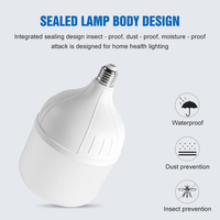 Ampoule LED en forme de T PBT+PP B22/E27 5W-60W avec température de couleur 3000K/4000K/6000K et durée de vie de 50000 heures