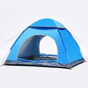 Tentes <span class=keywords><strong>de</strong></span> camping automatiques anti-insectes pour adultes et enfants, à une chambre, avec cadre en fibre <span class=keywords><strong>de</strong></span> verre, pour toutes les saisons, à lancer à la main, vente en gros - Product Image 1