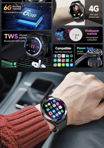 Reloj Inteligente Android 11 Z40 de 1.6 Pulgadas con Llamadas Telefónicas, 128 GB de Memoria, Wifi, GPS, Cámaras, 4G con Tarjeta SIM - Product Image 5