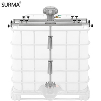 SURMA 50 gallons IBC Ton Barrel 1000L Acier inoxydable Type de plaque horizontale Mélangeur pneumatique spécial pour équipement de mélange chimique
