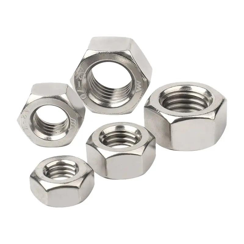 Atacado de alta qualidade e barato Hex Fine Thread Thin Lock Nut Hexagon Thin Jam Nuts